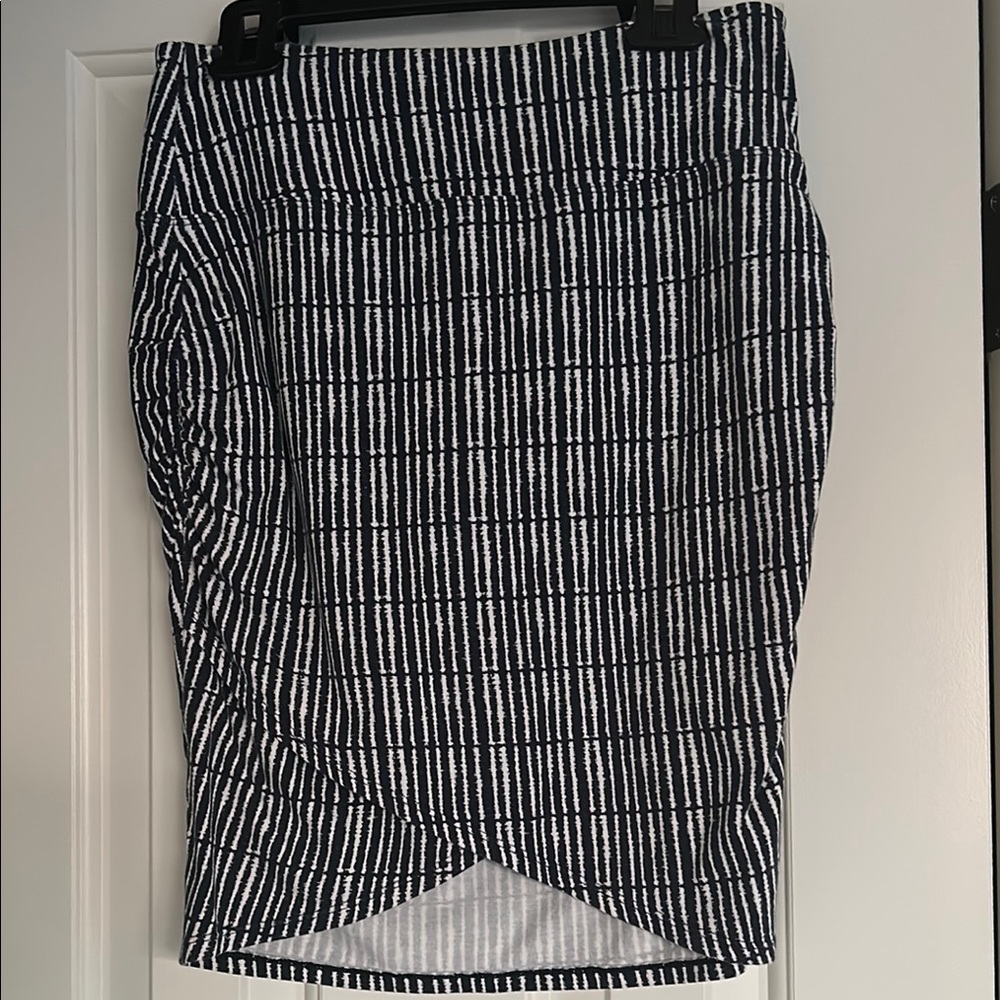 Striped Navy and White Women's Skirt by Athleta